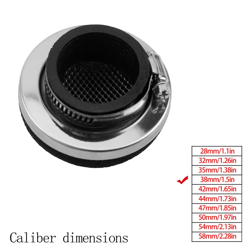 Motorcycle Air Filter Cleaner Air Filter 2 Stroke Engine Dirt Pit Bike Scooter 28/32/35/38/42/45/50/54/58MM Moto Parts - Image 9