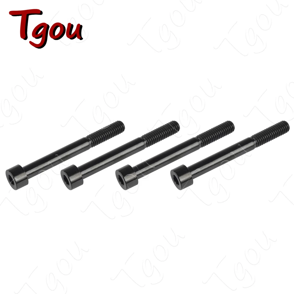 Lot Of 4 M8 Titanium Bolts – GR5 Ti Alloy, Multiple Lengths 15-70mm For Motorcycle & Car