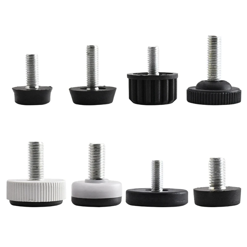 

Leveling Feet Screw in Feet Floor Protector Furniture Glides Adjustable Leveling Pads Round Base Foot Screw for Chair