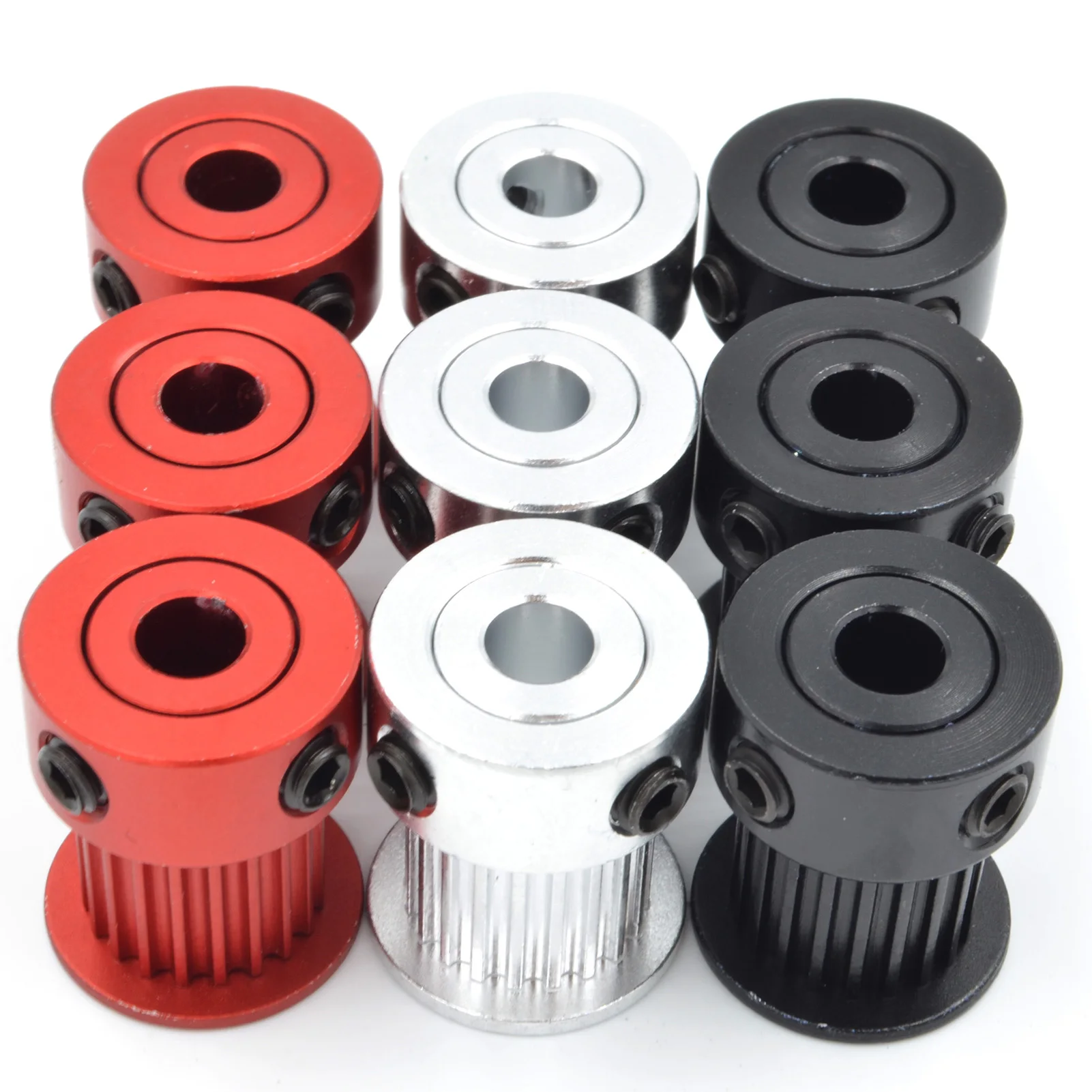 Timing Pulley 20 Teeth 2GT 2MGT Bore 5/6/6.35/8mm for Belt width 10/15mm GT 2M Synchronous Belt Small Backlash 20T 20Teeth timing belt pulley timing pulley fixed pulley belt pulley