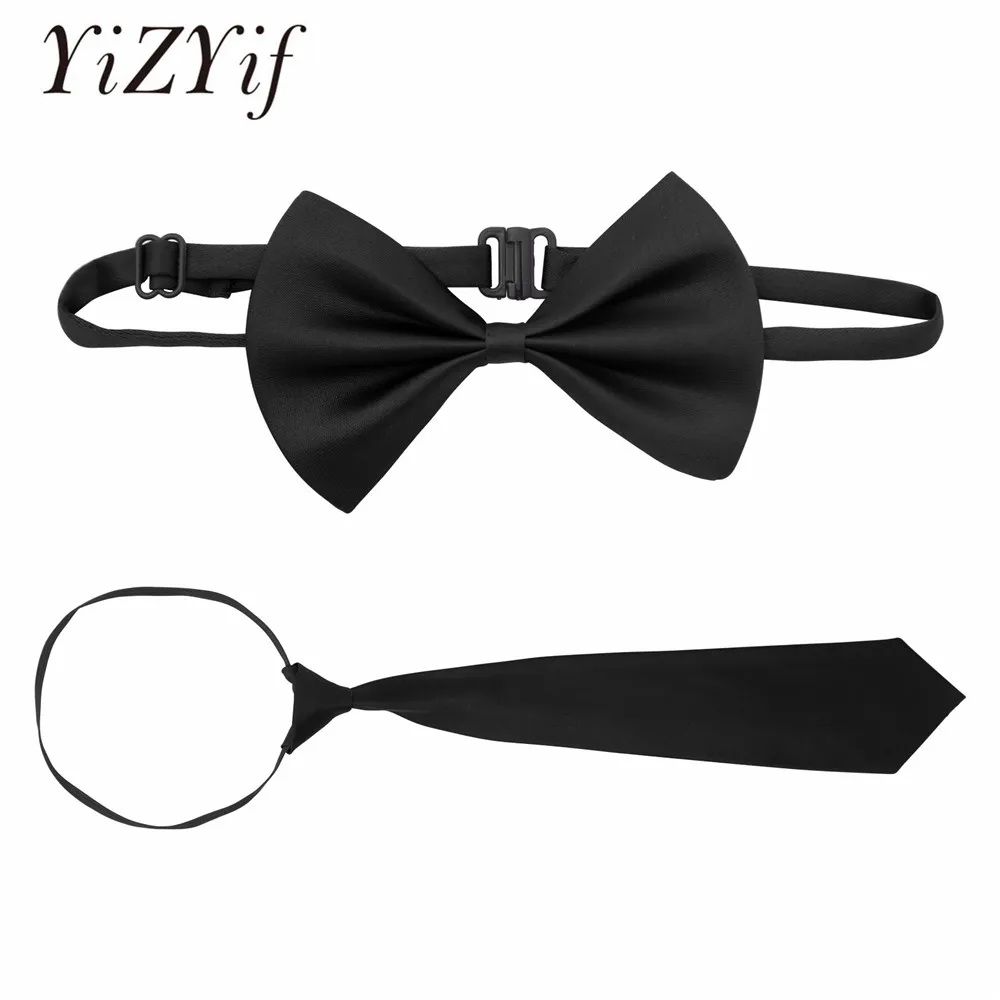 Mens Velvet Vintage Double Layer PreTied Handmade Bow Tie Glitter