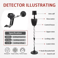 MD4030 High Accuracy Professional Under Ground Metal MD-4030 Gold Detectors Treasures Detect Hunters Circuit Metales 2