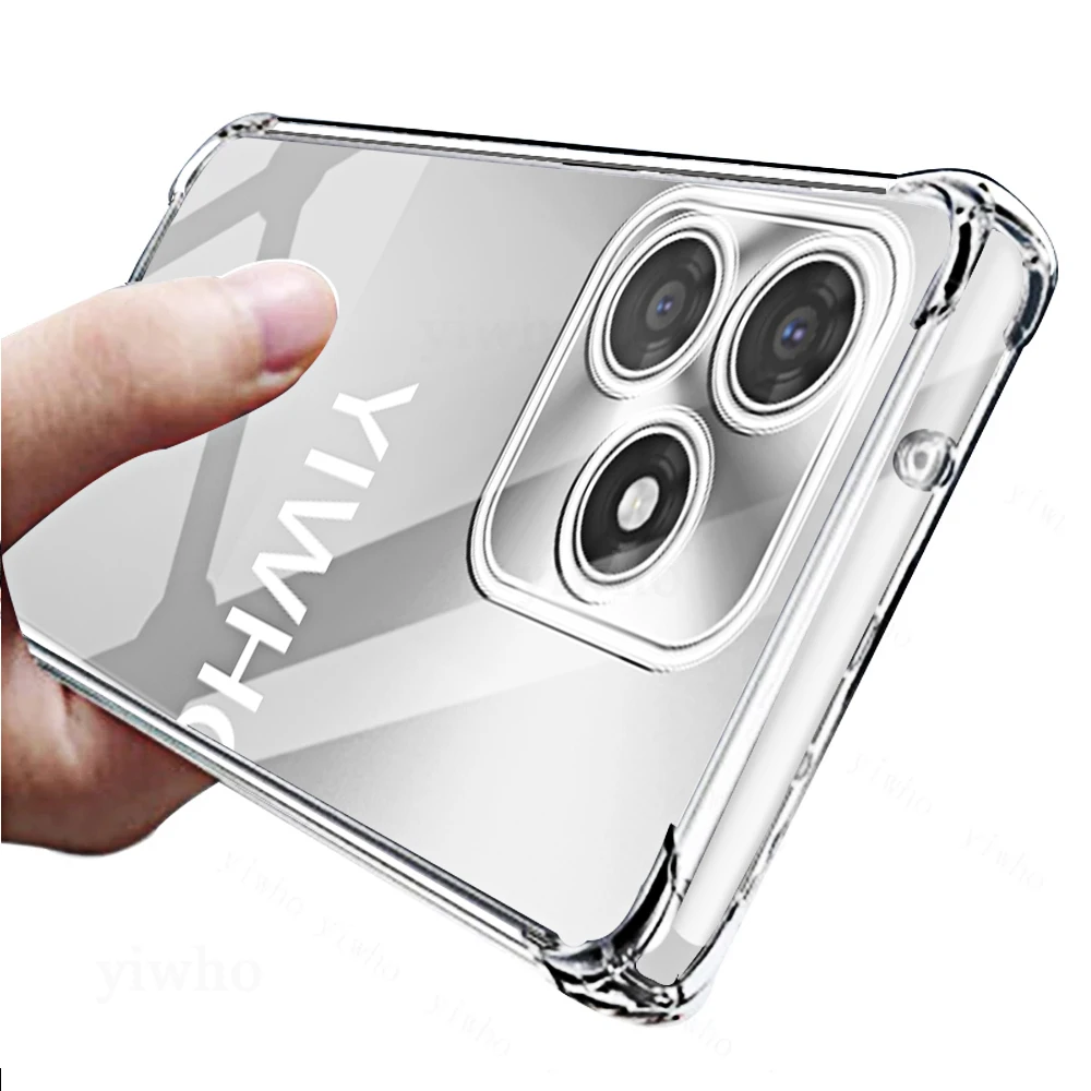 Shockproof Soft TPU Clear Transparent Phone Case - 1-10pcs