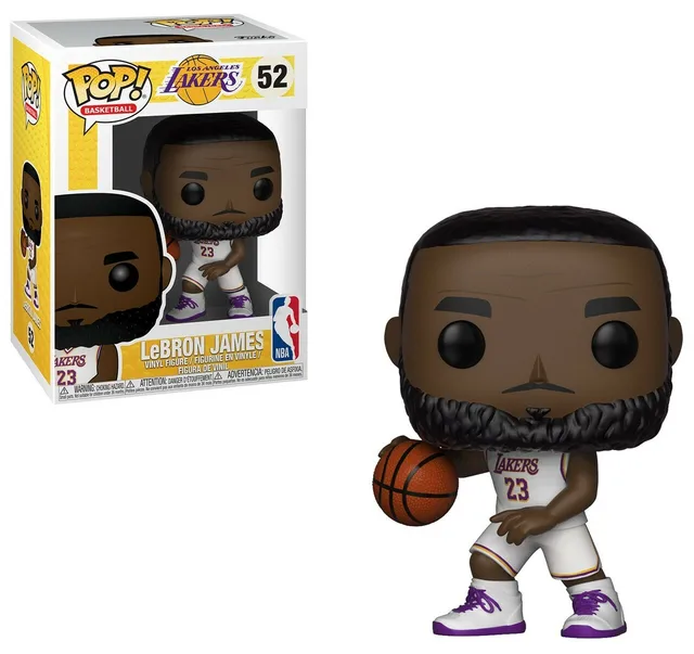 Funko 팝 마이클 조던 54 #56 # 르브론 제임스 커리 43 #95 # 루카 92 # 피규어 슈퍼 농구 스타 PVC 컬렉션 인형 장난감