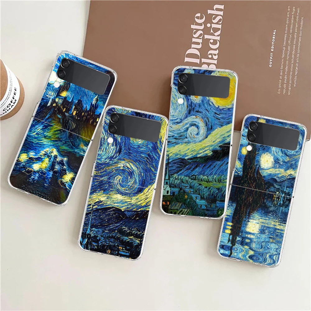 Starry Night Van Gogh Art Phone Case - Shockproof Hard Cover