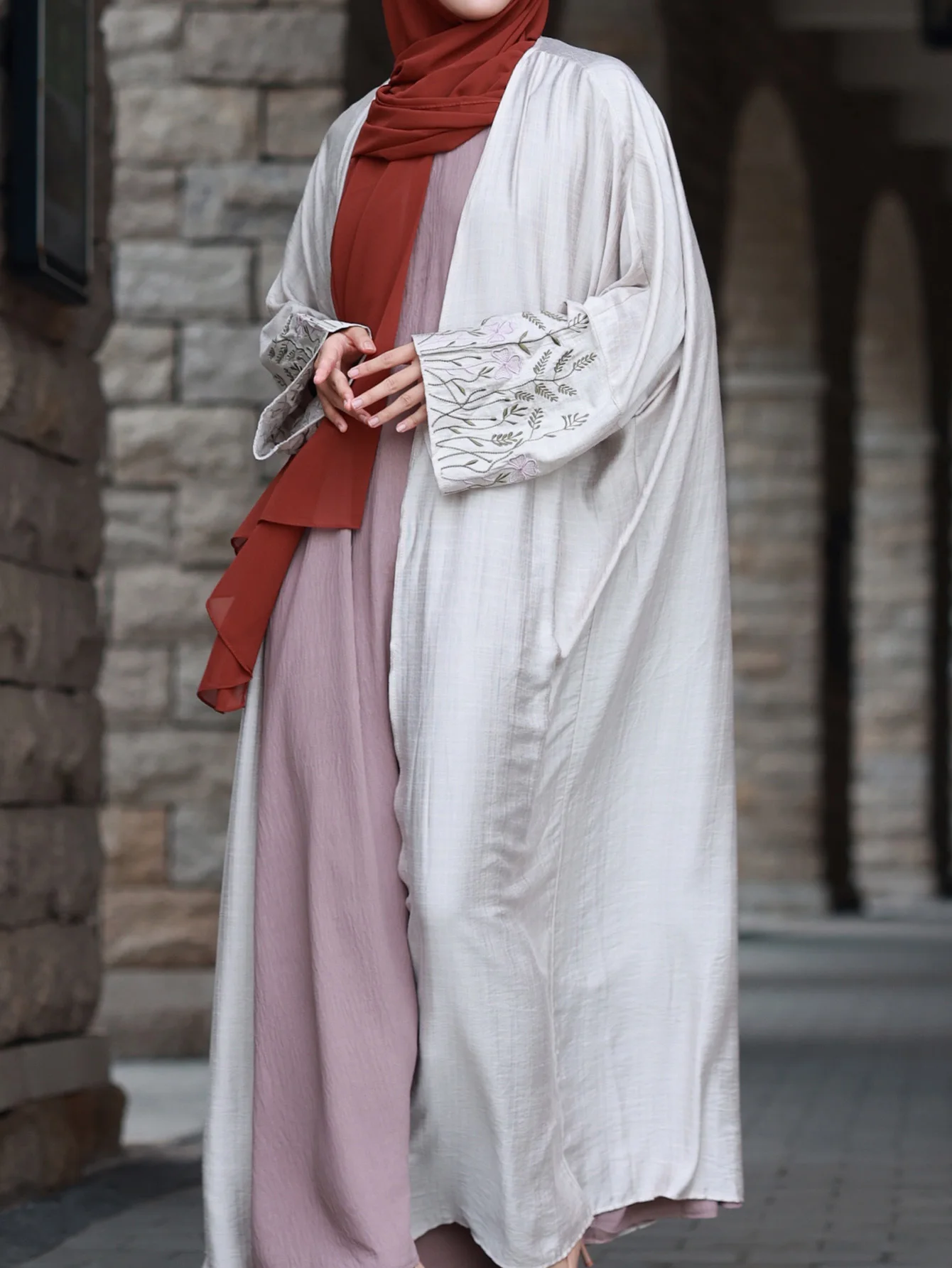 Casual Loose Abaya Sfed39ce3389d4e1a9341b1d3fcf6ce0eX