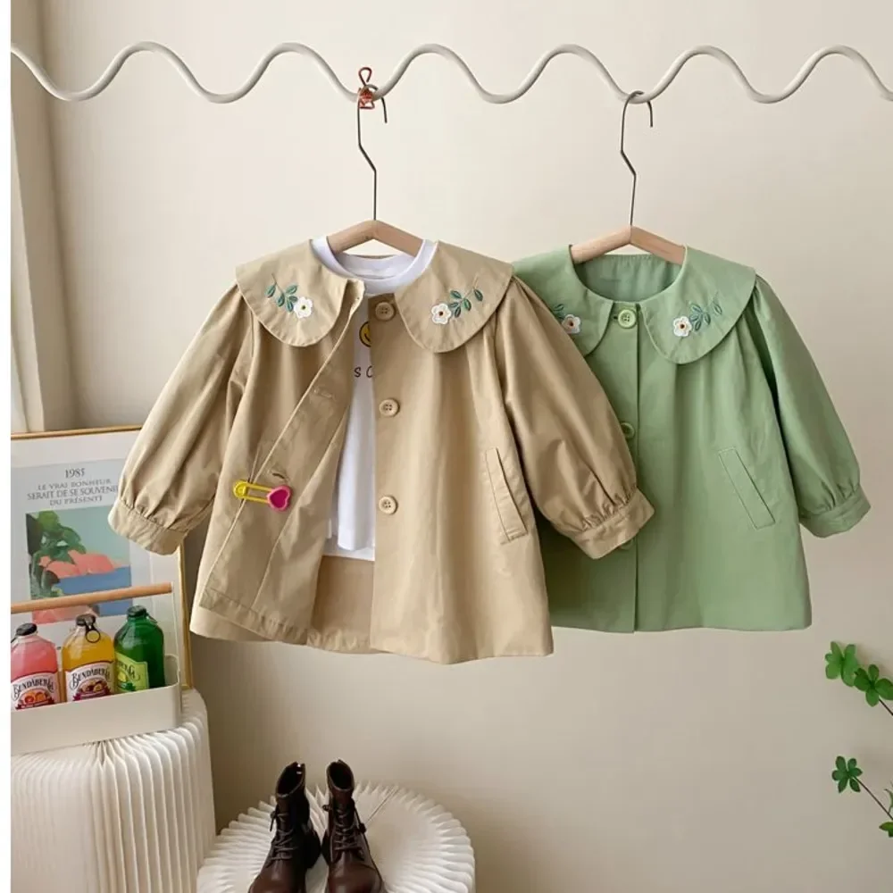 

Spring Khaki Windbeaker Jacket Girl Kids Fashion Clothes Jackets For Teen Teens Little Girls Outerwear Coats Boys Outwear