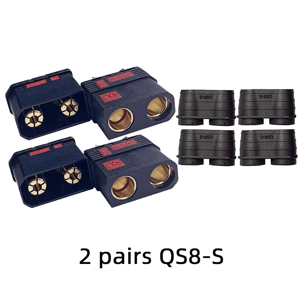 QS8-S Heavy Duty Battery Connector Anti-Spark Gold Connector Large Power Plug for RC Plant protection drone Car Model