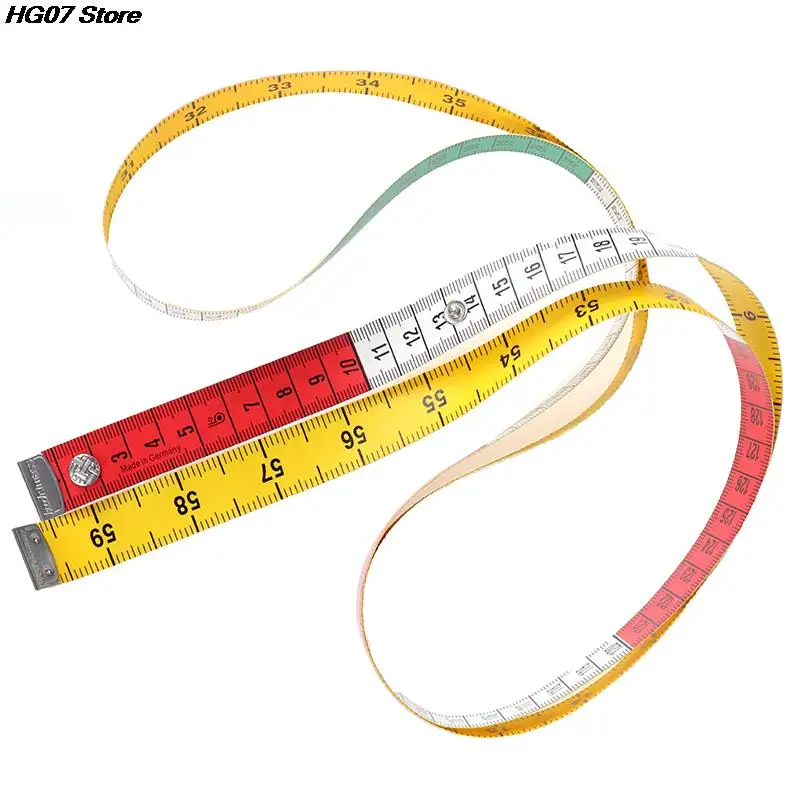 1.5m Body Measuring Ruler Sewing Tailor Tape Measure Mini Soft Flat Ruler Centimeter Meter Sewing Measuring Tape