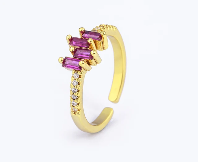 Buy Mia By Tanishq Nature's Finest Gold Wande Lines Ring Online At Best  Price @ Tata CLiQ