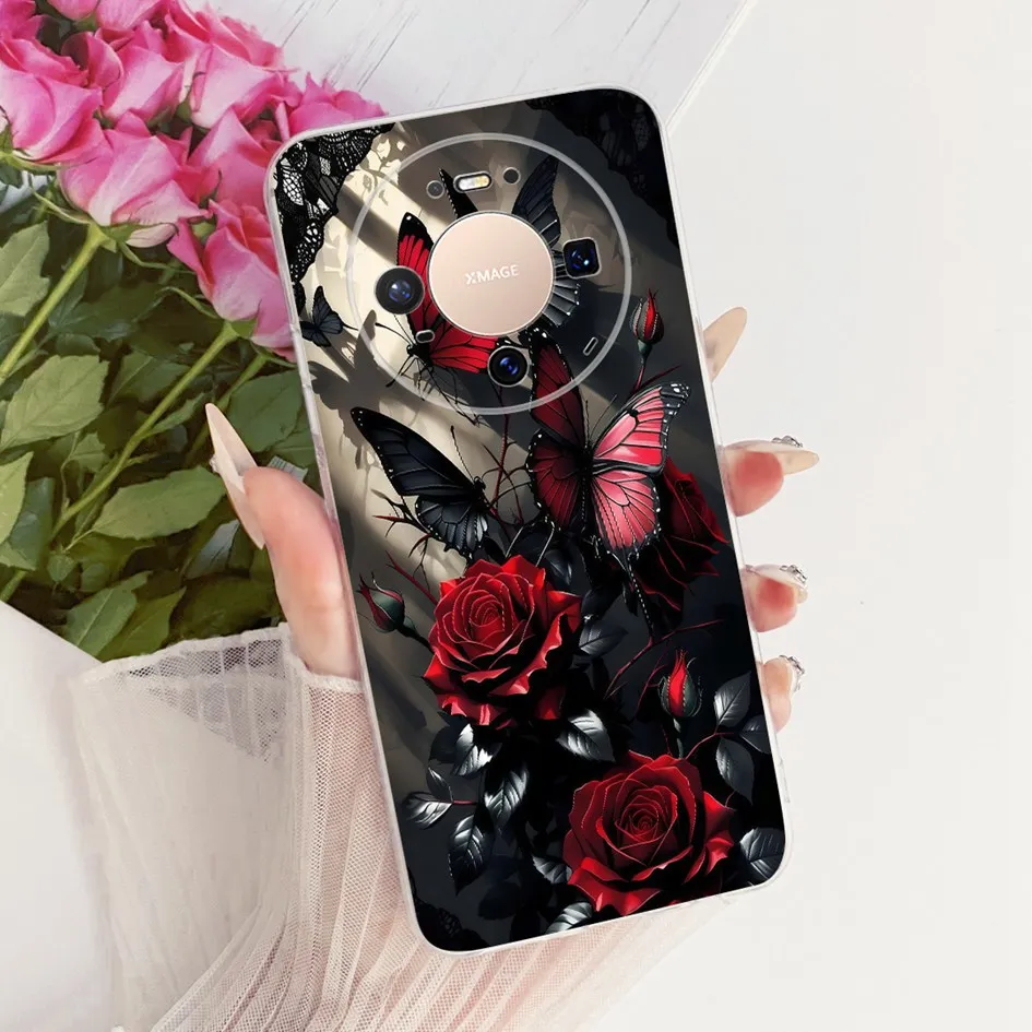 Floral Bowknot Soft Silicone Clear Phone Case - New Fashion 2025 Edition
