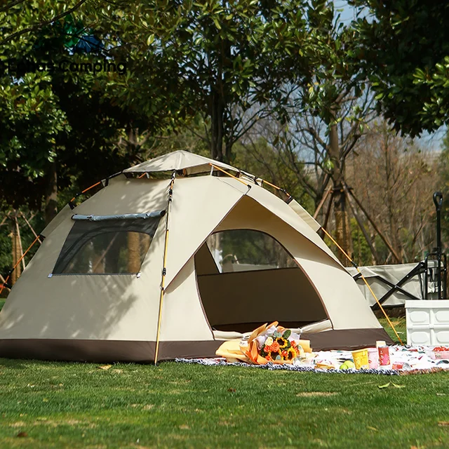 캠핑을 더욱 간편하고 편리하게 만드는 자동 개방 원터치 텐트