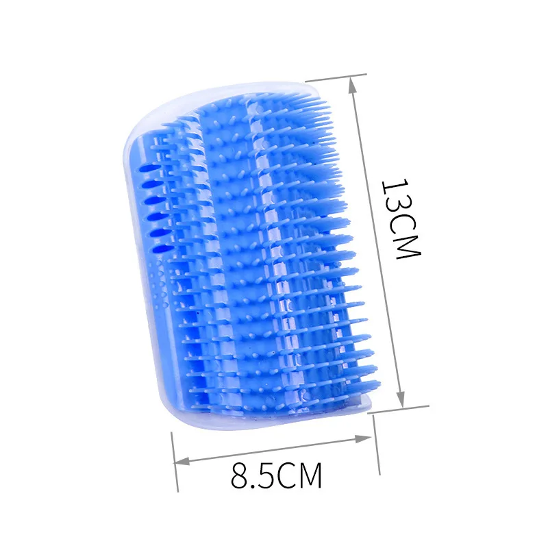 Cat Brush Comb Cat Toy with Catnip Pet Wall Brush Corner Cat Massage Self Groomer Comb Brush Kitten Rubs with A Tickling Comb 3