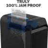 LX220 20-Sheet Micro-Cut Shredder, Black (5015401) 3