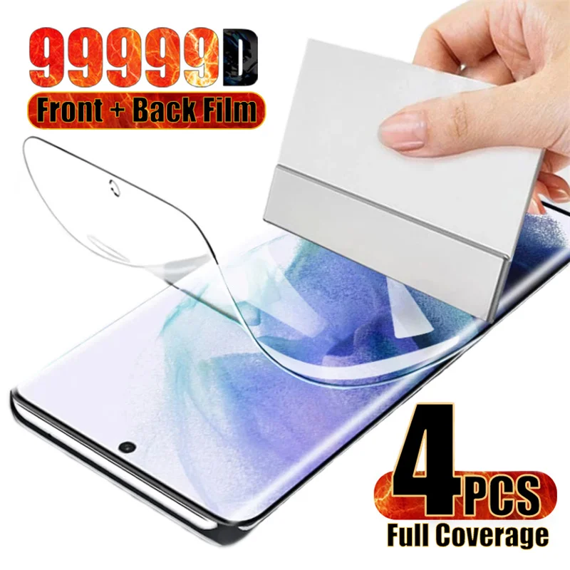 Pellicola Idrogel 4 Pezzi Per Google Pixel 6 Pro Pellicola Salvaschermo Copertura Completa Per Pixel 3A Pixel 3A Xl Pixel 4A Pixel 6 Pellicole Tup