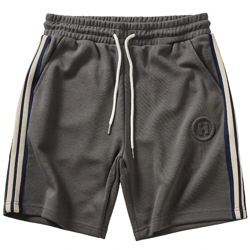 

Шорты мужские спортивные с эластичным поясом, Брендовые повседневные Прямые Штаны для ванной, лето