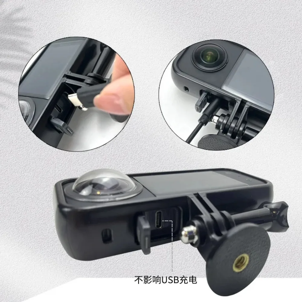 Action Camera Accessory Horizontal Shooting Protective Cage For Insta360 One X3 X2 PC Housing Frame Case Vertical Support Holder Mount