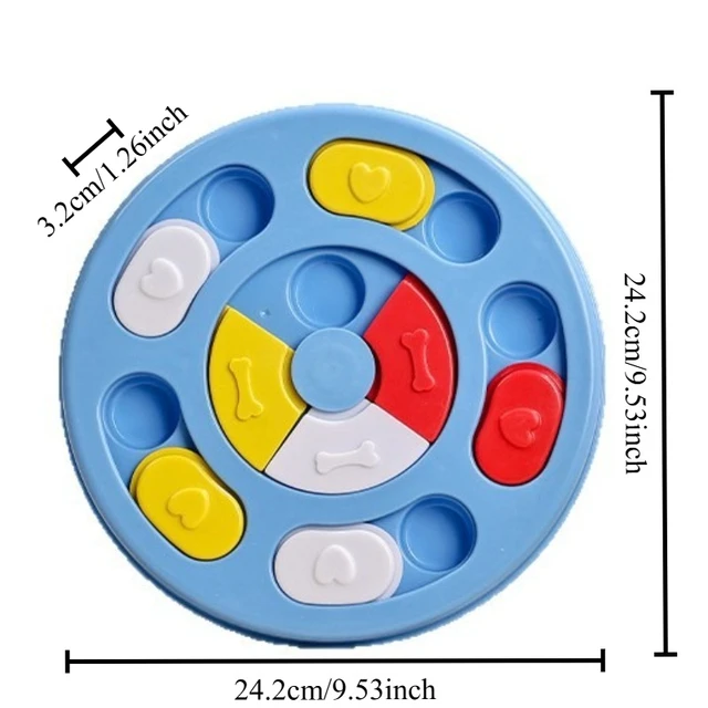Slow Feeder Bowl with Puzzle Design cat dog Pet Food Dispenser Toy for Training Anti Choking Eating Bowl Easy Cleaning 6