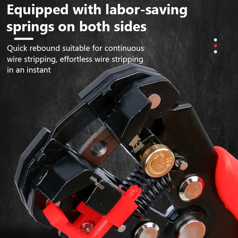Wire Stripper Tools Self-Adjusting Cable Cutter Kit Electrician Multifunctional