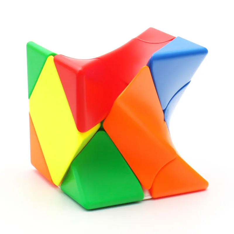 QiYi Twisty Skewb V2 매직 큐브 전문 퍼즐 스티커리스 성인 청소년 지능 장난감 두뇌 티저 초보자 속도 향상