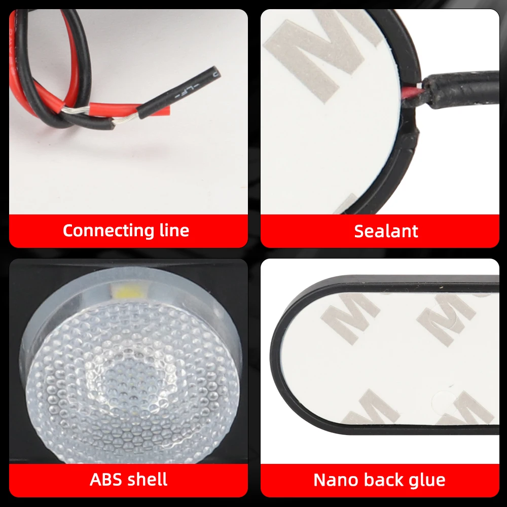 ڵ LED ְ ,  6LED ȭƮ   Ȱ  , ڵ Ÿϸ ڵ LED 12V, 2 