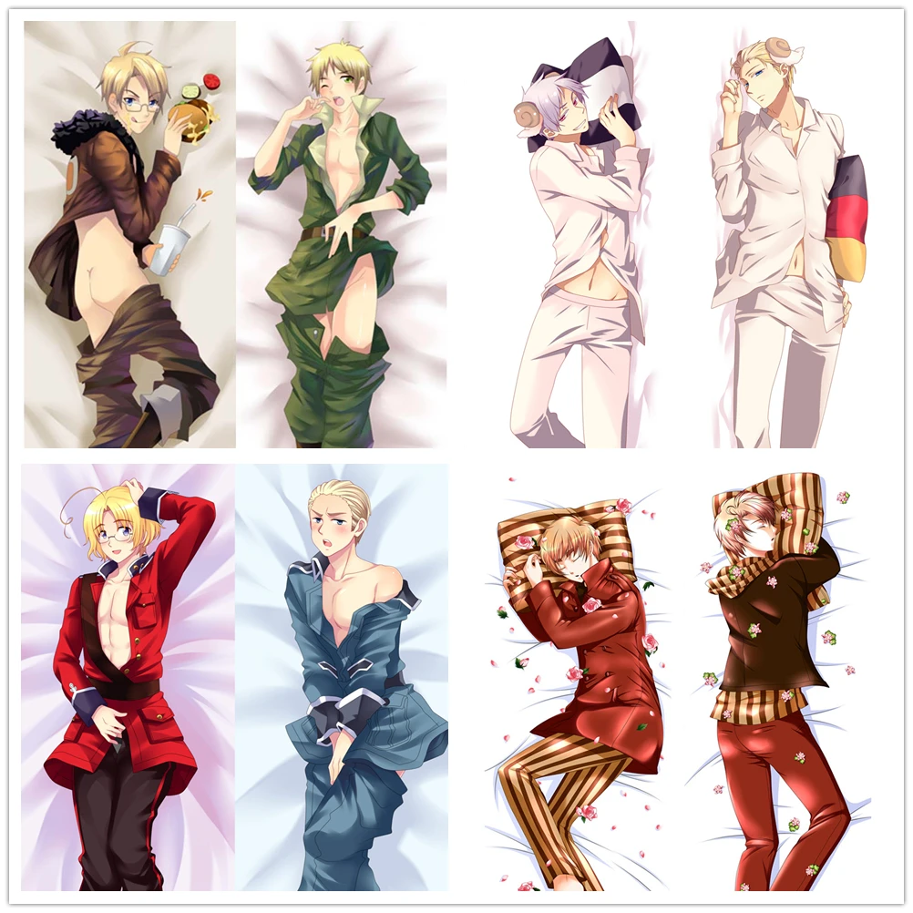*RARE* Hetalia Body Pillow cover Canada and Germany
