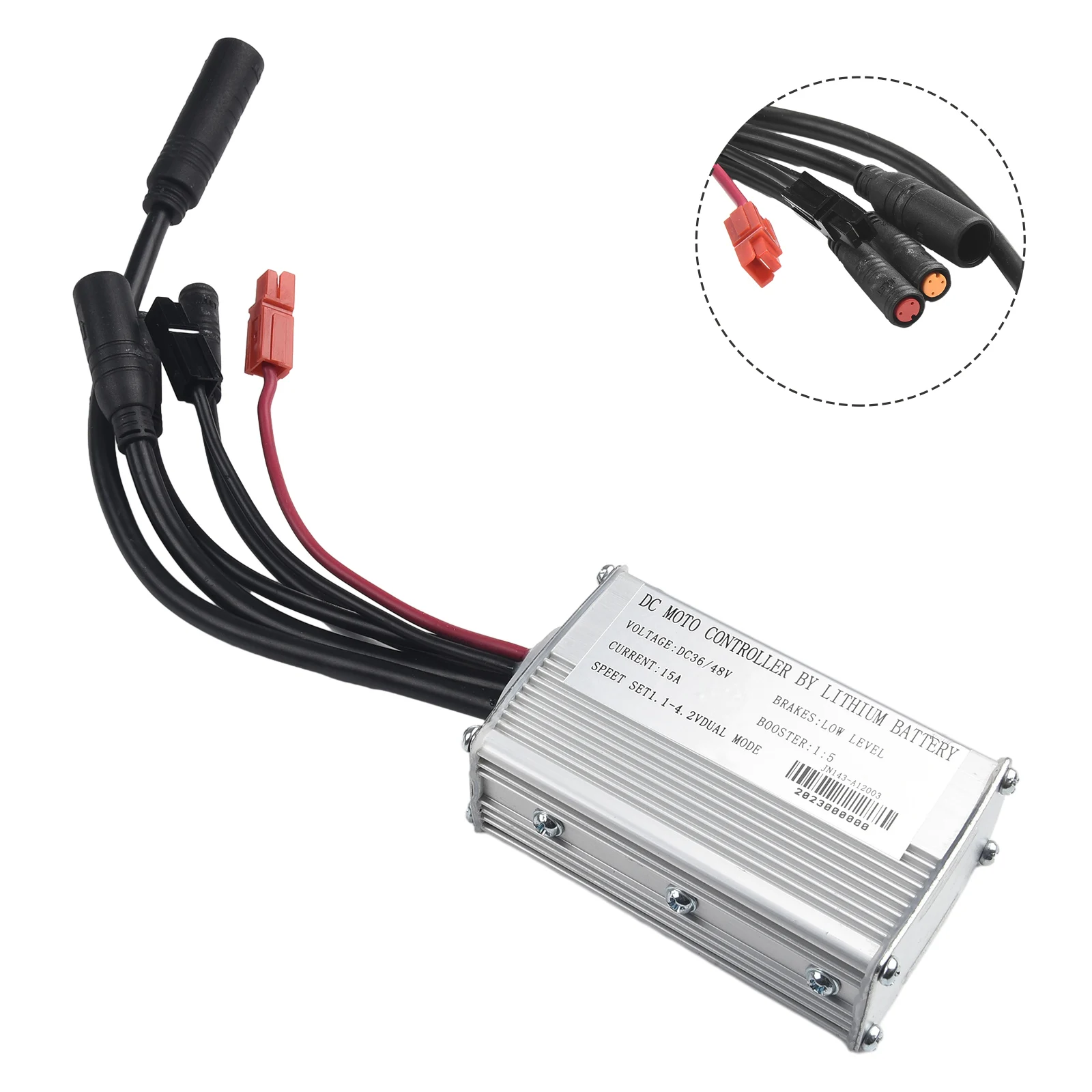 

JN Controller 15A Waterproof 36V/48V 250W/350W Brushless Hub Motor For Electric Bicycle Motor Brushless Controller