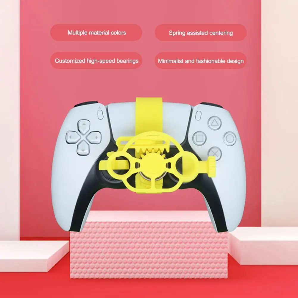 게임 패드 스티어링 휠 액세서리, 미니 3D 인쇄, PS5 슬림 게임 컨트롤러 보조 교체 액세서리