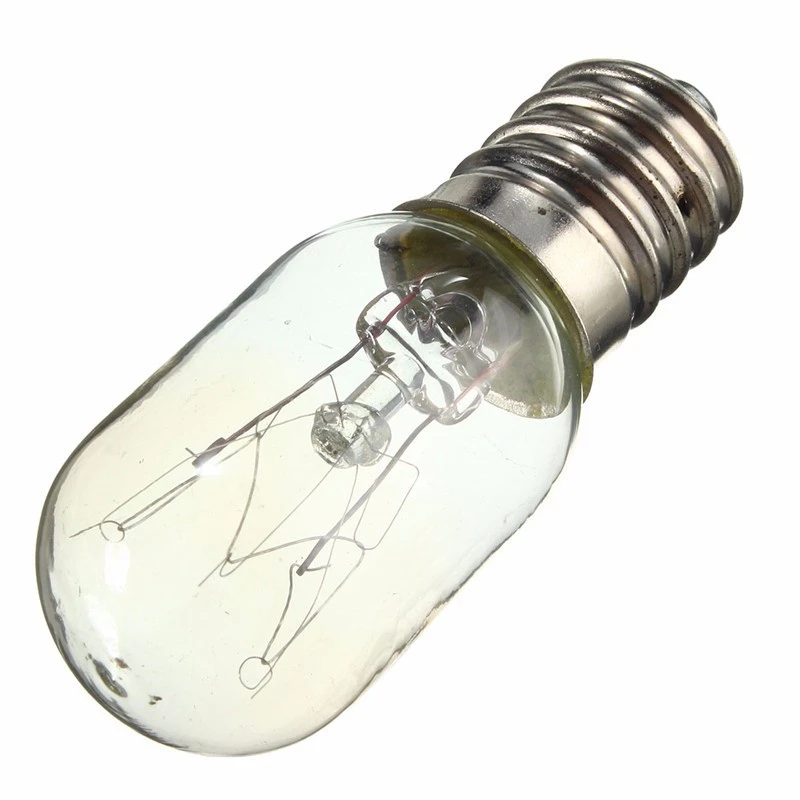 Edison Bulb E14 SES Refrigerator Fridge Light Bulb Tungsten Filament Lamp Bulbs Warm White Ligthing AC 220-230V 10pcs 15W/25W