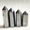 1PC High Quality Natural Silver Obsidian Crystal Energy Tower Spiritual Meditation Home Decor Crystal Gem Gift 1