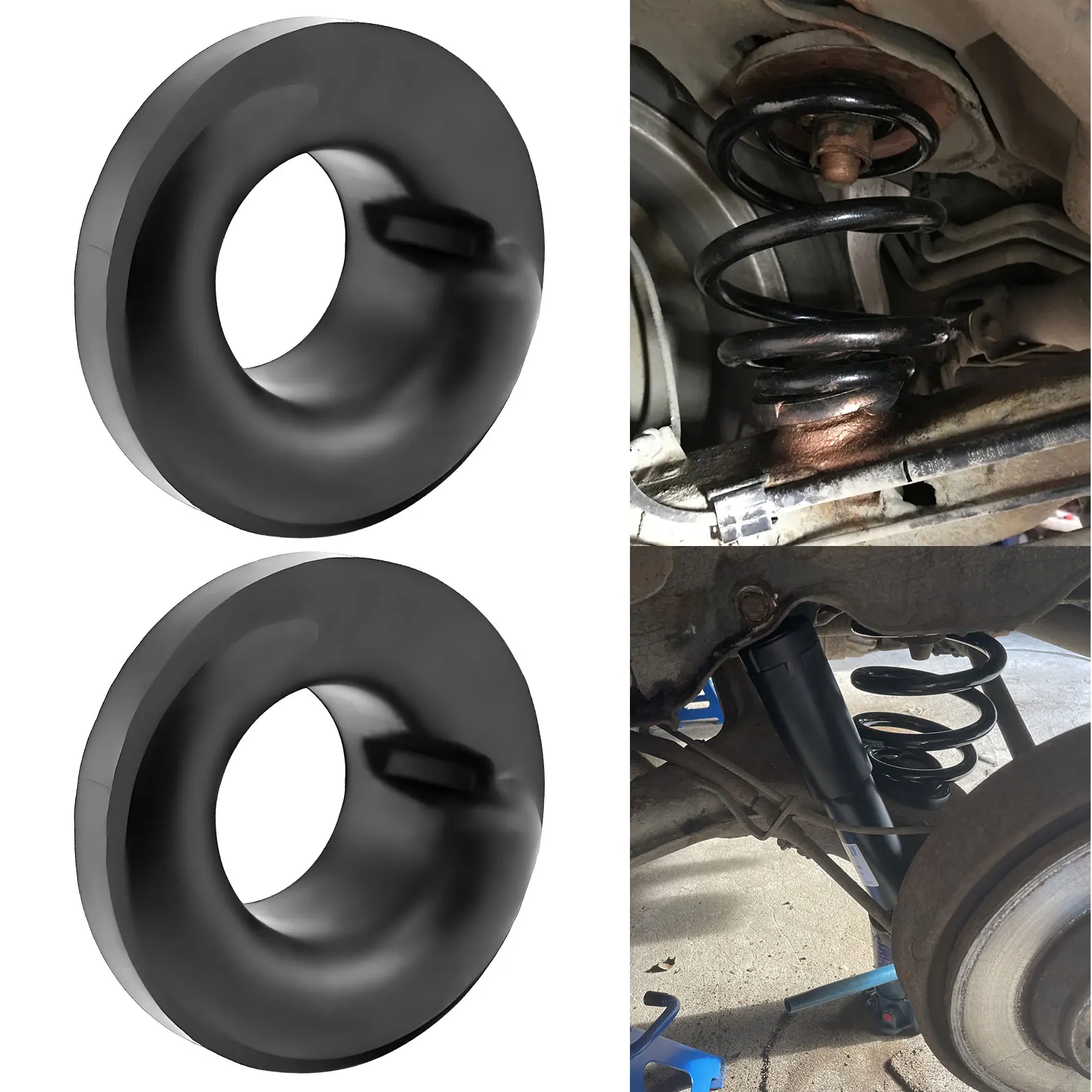 Rear Lower Spring Suspension Cup Mount 7H0511150B Polyurethane Rear Coil Spring Pad For VW Multivan Transporter T5 T6 2003-2015
