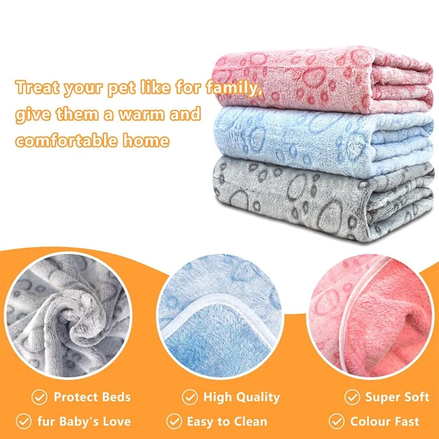 Paw Print Dog Blanket 3
