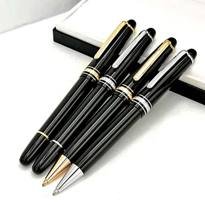 

VPR Msk-145 Black Resin MB Fountain Rollerball Ballpoint Pen With Series Number Classic Writing Smooth Luxury Stationery Gift