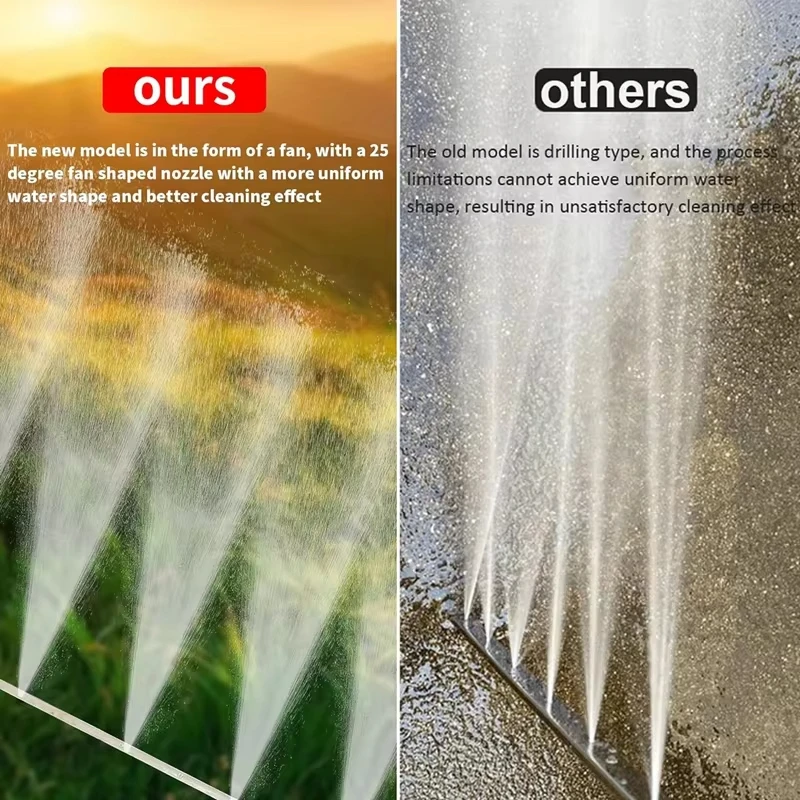 Car Water Tank Cleaning Removal-Free Radiator Condenser Cleaning Tool Water and Steam Dual-Use With 1/4 for Pressure Washer Gun 3