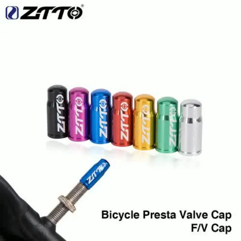 New ZTTO Aluminum Alloy Bicycle Mountain Bike Road Bike Method Nozzle Valve Cap Valve Cap Dust bicycle valve cap,bicycle tire valve cap,valve cap,valve caps
