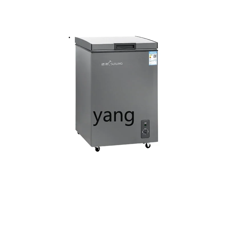 L'm'm Household Small Horizontal Refrigerator Energy-Saving Fresh-Keeping Cabinet Freezer Refrigerated Refrigerator