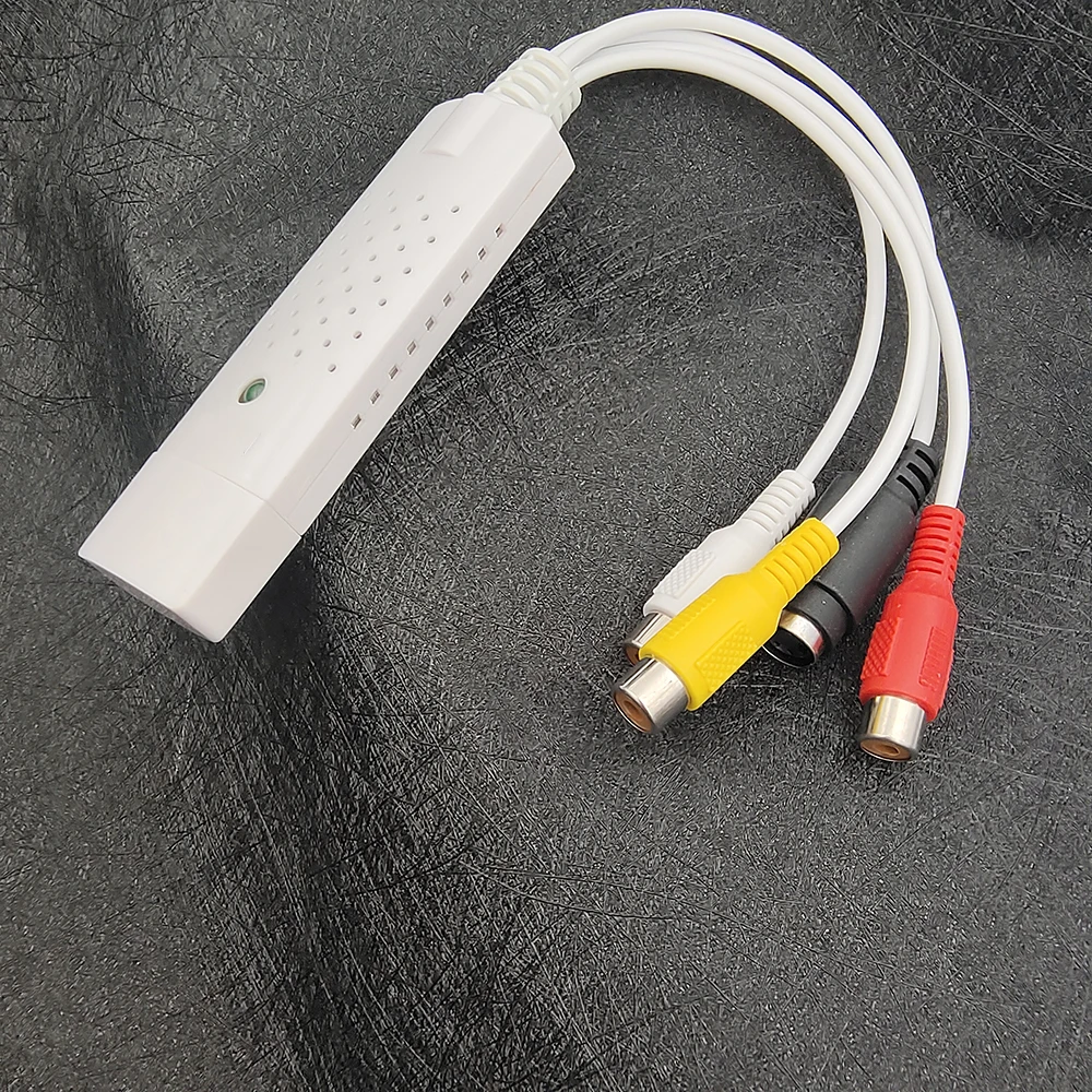 Video Capture Card Audio Converter Adapter Audio Adapter USB Adapter Converter VHS to Digital Video Audio Capture Card Converter USB 2.0 4Ch Analog S-Video Adapter Audio TV DVD VHS Video Grabber