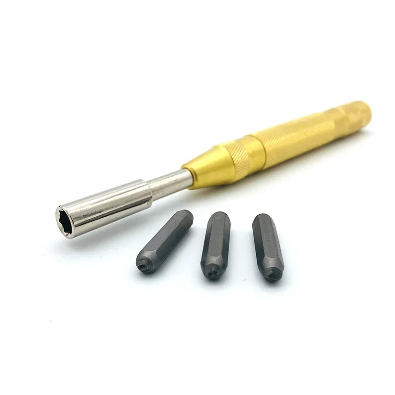 38Pcs Steel Die Metal Stamping Kit Punch Tools 3mm Number Letter Alphabet Stamp Tools for DIY Jewelry Gold Silver Leather