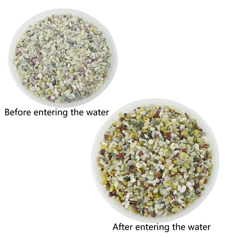 Natural Multicolor Decorative River Rock Pebbles Garden Aquarium Gravel Fish Tank Vase Potted Plants Decorate 100g