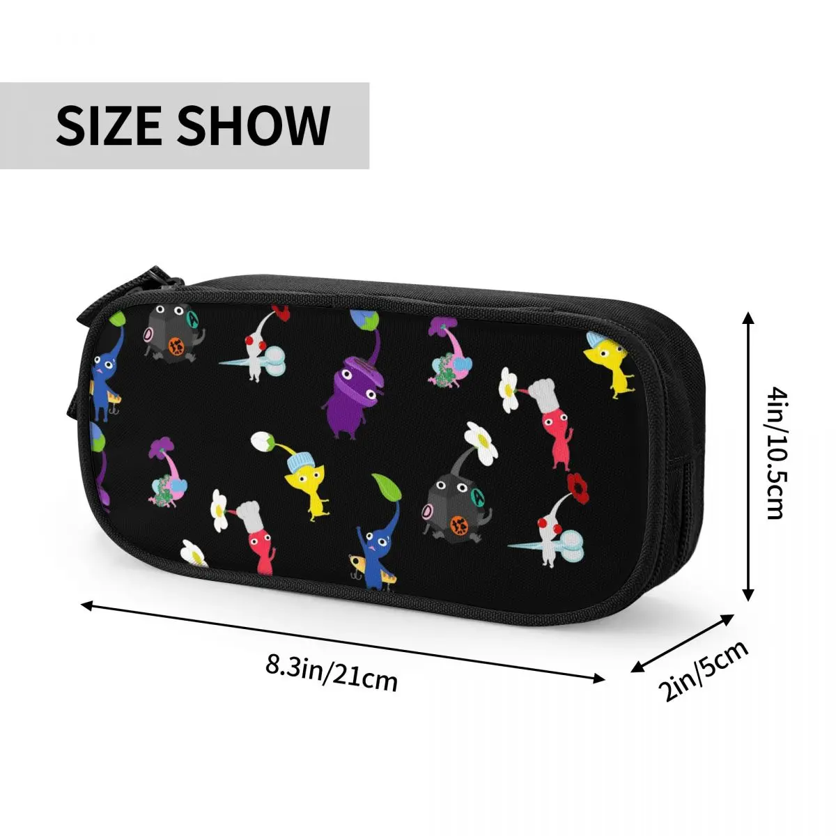 Pikmin Pencil Case - Large Stationery Storage Bag