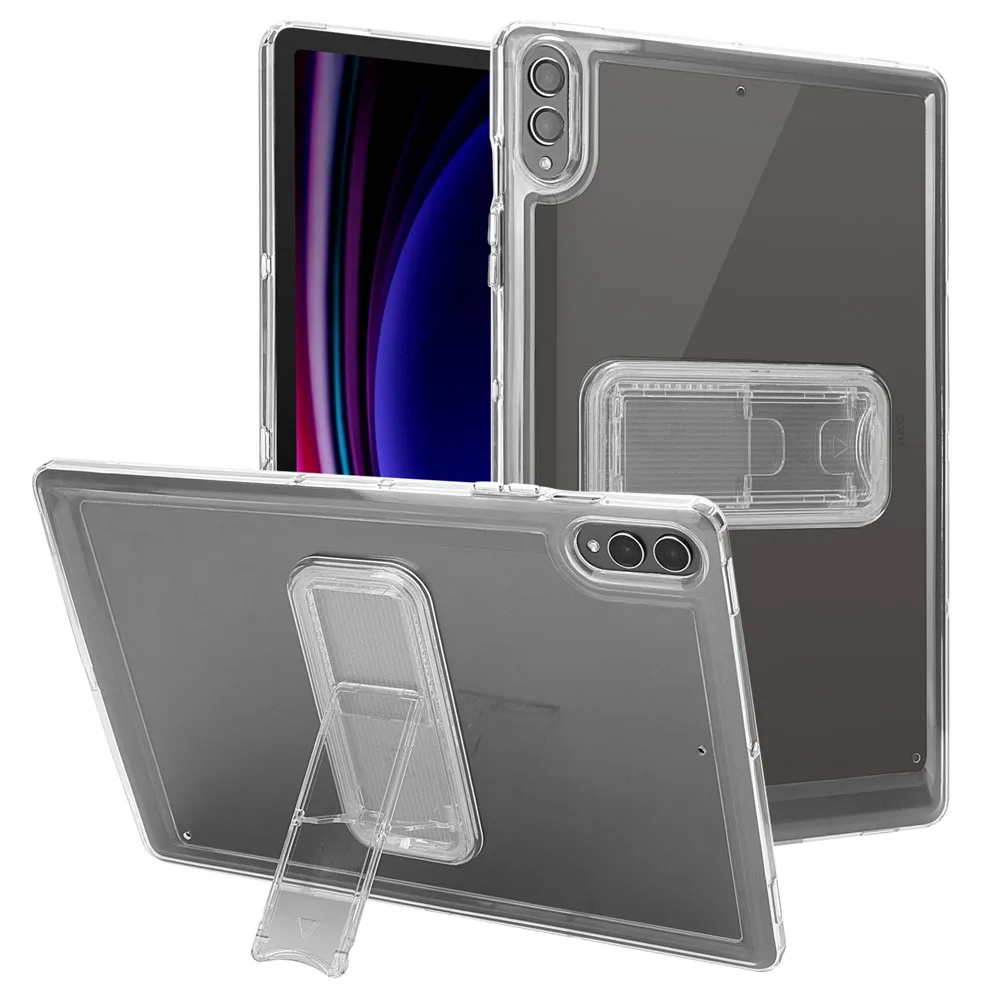 Icy Colors Acrylic TPU Shockproof Protective Tablet Case with Adjustable Kickstand