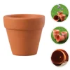 20 Pcs Terracotta Flower Pot Mini Pots Indoor Small Plant Clay for Plants Cactus Office 6