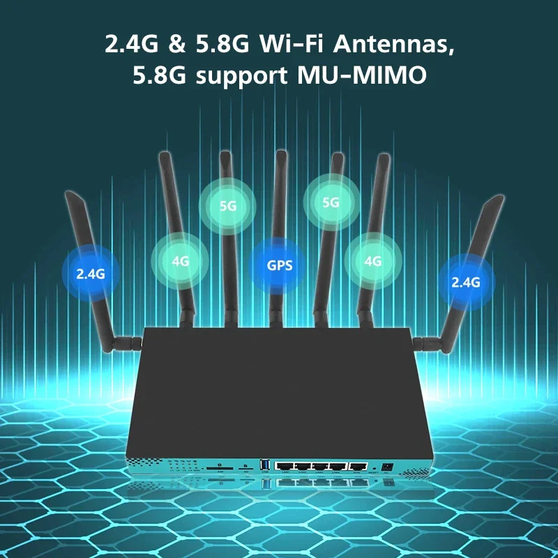 5G роутер LTE, Беспроводные Wi-Fi роутеры CAT12/16/20, модуль со слотом ...