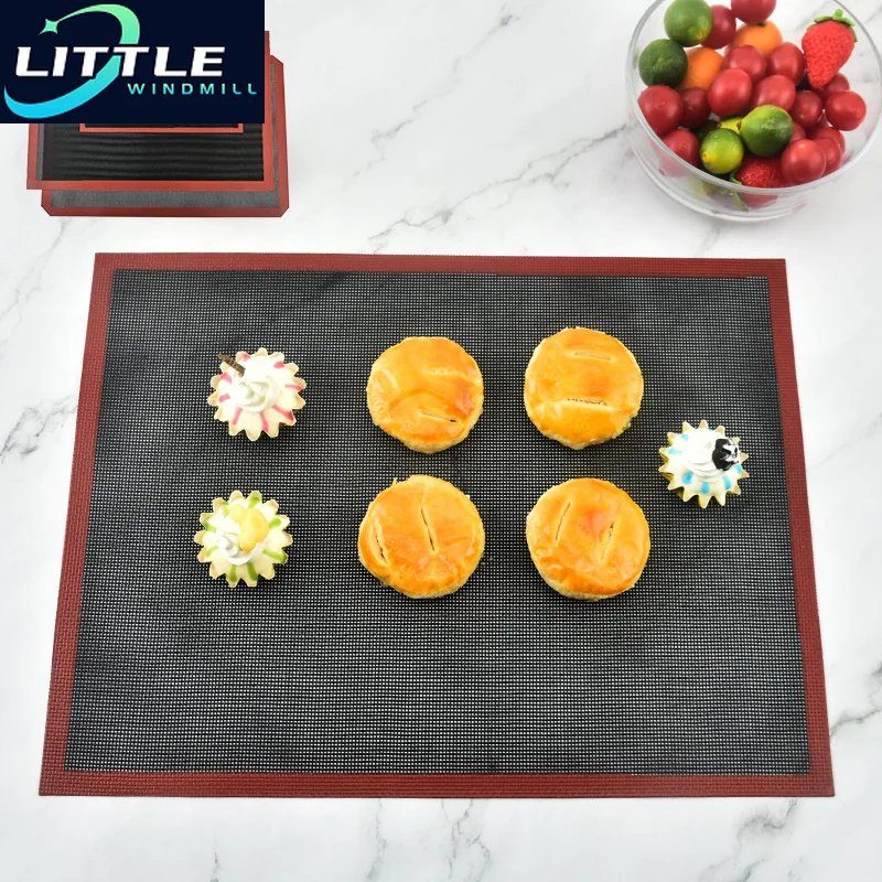 

Large Size Perforated Silicone Baking Mat Non-Stick Silicone Kneading Pads Reuseable Oven Liner For Pastry Cookie Bread Biscuits