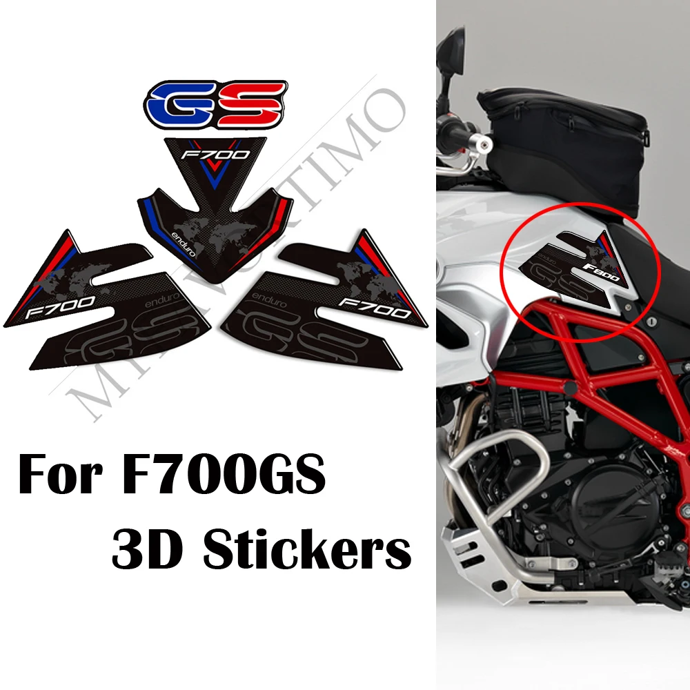 

For BMW F700GS F700 F 700 GS GSA ADV ADVENTURE Stickers Decals Protection Protector Gas Fuel Oil Kit Knee Tank Pad Grips