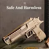 DIY 3D Wooden Rubber Band Gun Puzzle Assembly Model Toy Shooting Models Kits for Children Gifts 2