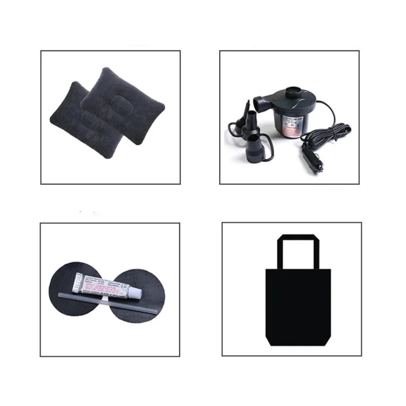 Car Air Inflatable Travel Mattress Bed Universal for Back Seat Multi functional Sofa Pillow Outdoor Camping Mat Cushion 6