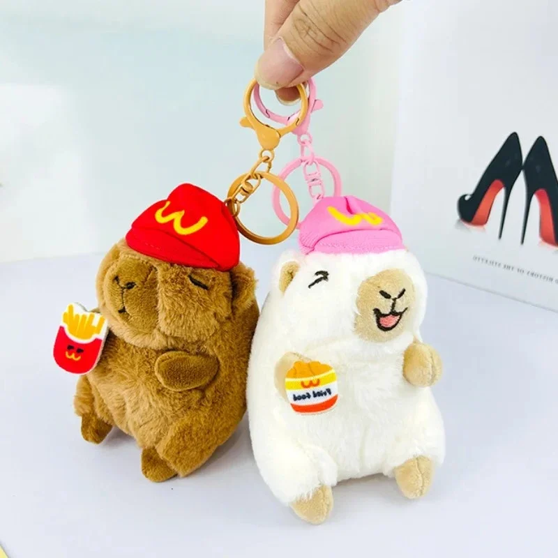Capybara Puffer Fish Doll Keychain Charm