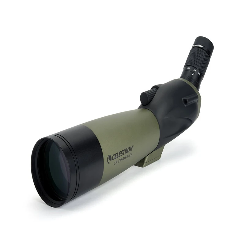 

Celestron-66X Ultima 100 Spotting Scope, 22 to 66x100mm Zoom Eyepiece, Multi Coated Bak-4 Optics for Bird Watching, Wildlife