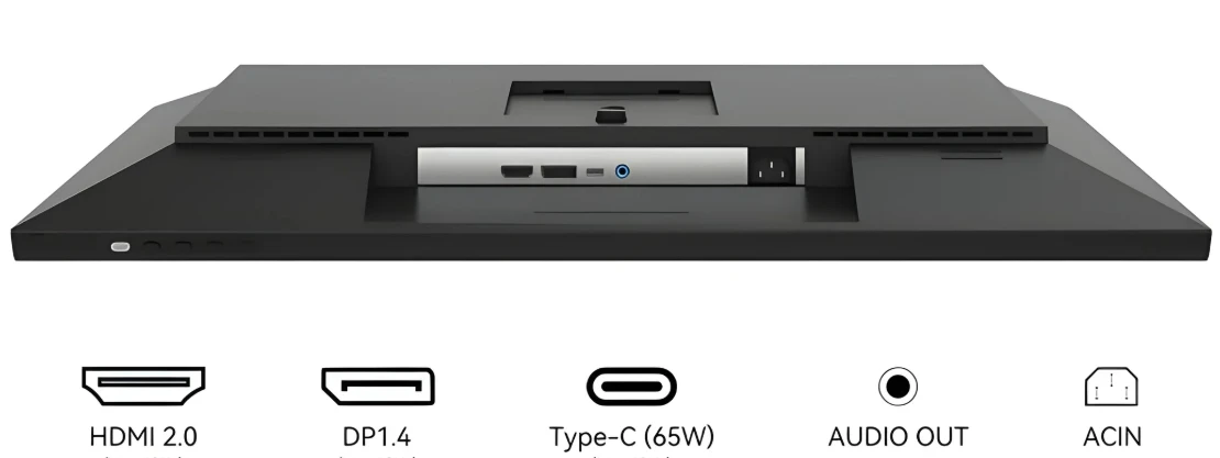 INNOCN 27 인치 IPS 스크린, HDMI, DP, C타입, 65W, 스피커, HDR400, 4K 모니터, 60Hz, 3840x2160 DCP3 디스플레이, 27C1U-D